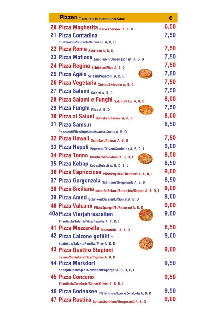 Speisekarte Pizza-1
